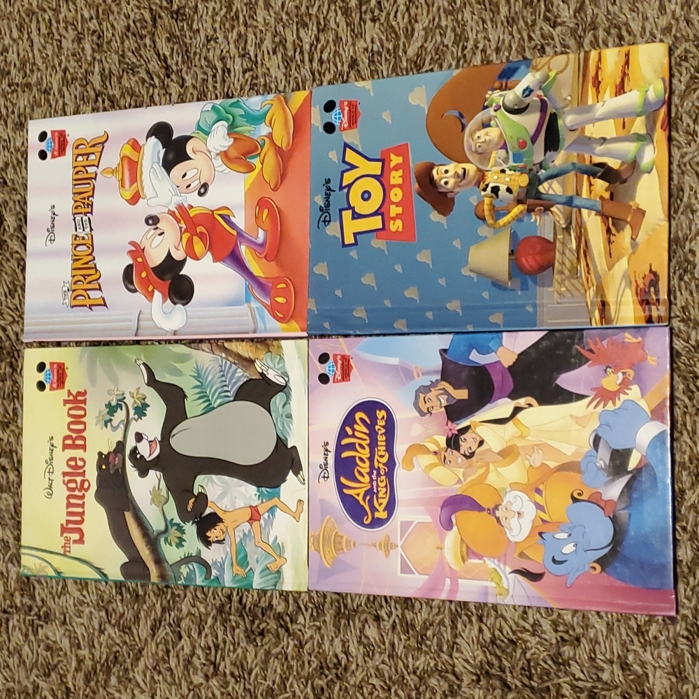 Lot of 4 Disney books